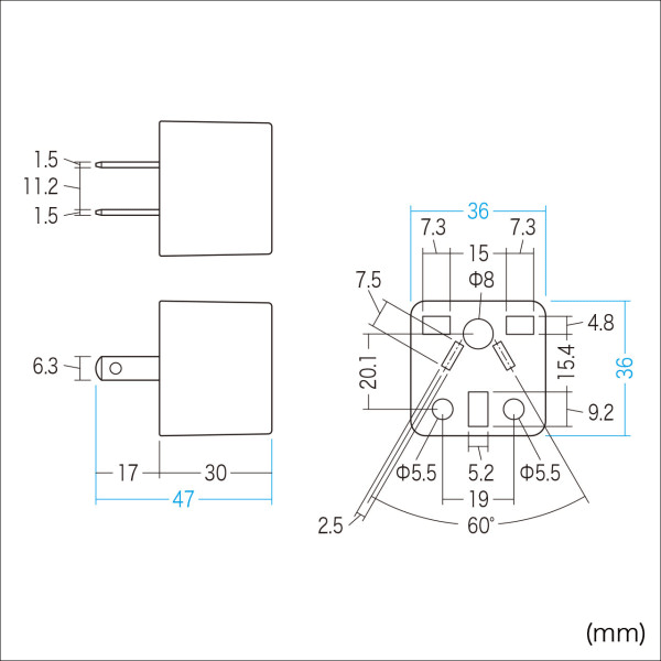 【在庫限り！数量限定セール】【サンワサプライ】日本専用マルチタイプ電源変換アダプタ（ブラック） TR-AD5BK