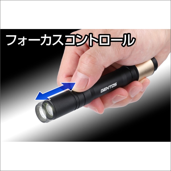 【GENTOS】REXEEDシリーズ スタイリッシュフラッシュライト（USB Type-C充電式）明るさ10～220ルーメン RX-314R