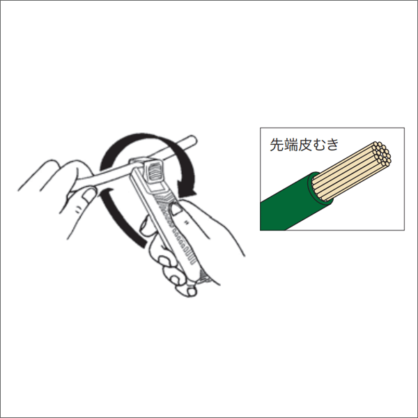 【ジェフコム DENSAN】ケーブルストリッパー（適用ケーブルφ4～16） ND-800S