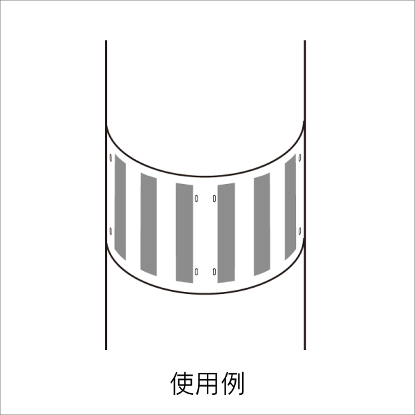 【マサル工業】電柱標識板  EC35WY