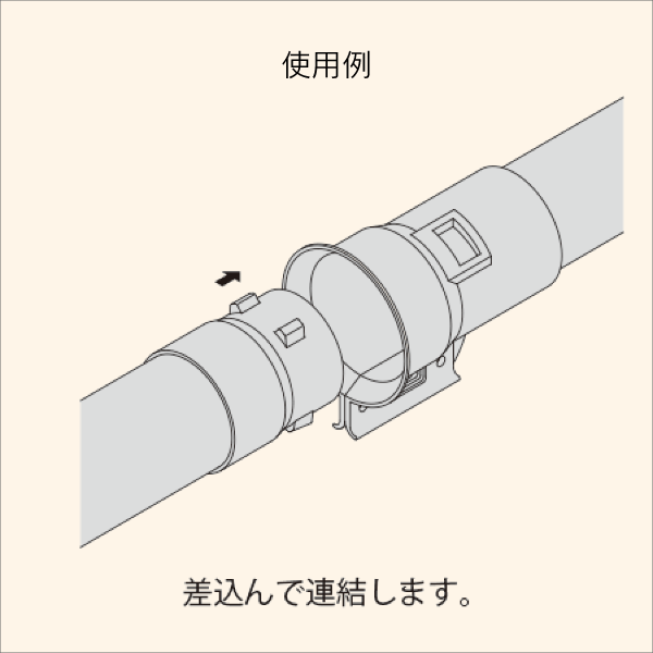 【マサル工業】ケーブル標識・防護カバージョイントタイプ（イエロー）φ50×厚2mm CSJ1X