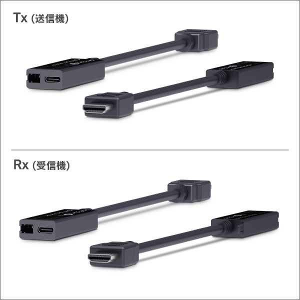 4K60Hz HDMI光ファイバーエクステンダー 　LCマルチモード　300ｍ延長
