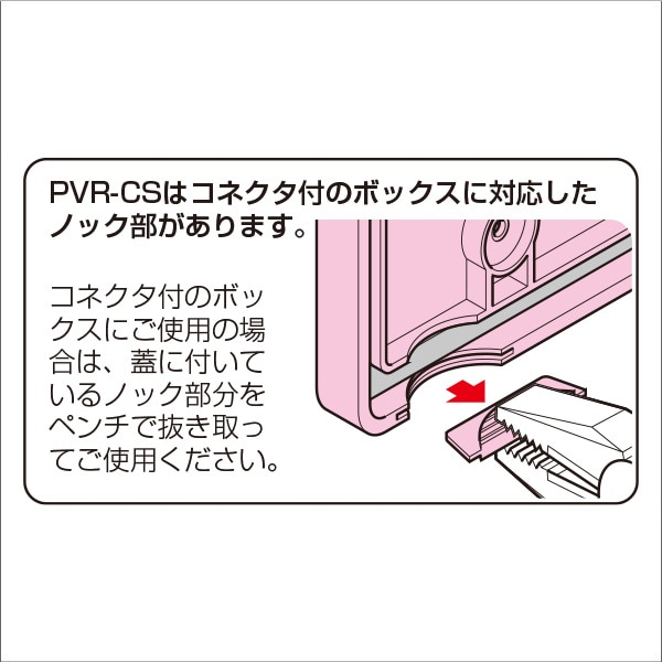【未来工業】露出スイッチボックス用カブセ蓋（高127mm）パッキン付（ベージュ） PVR-CJ