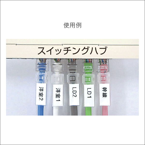 【渡辺製作所】LANタグ（100個入／袋） M-30(LAN)