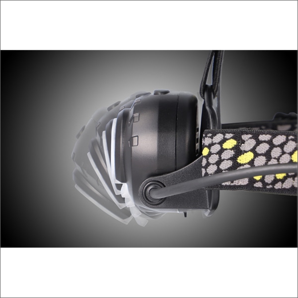 【GENTOS】HEAD WARS LEDヘッドライト（USB Type-C充電式）明るさ40～800ルーメン（ボックスパッケージタイプ） HLP-2504