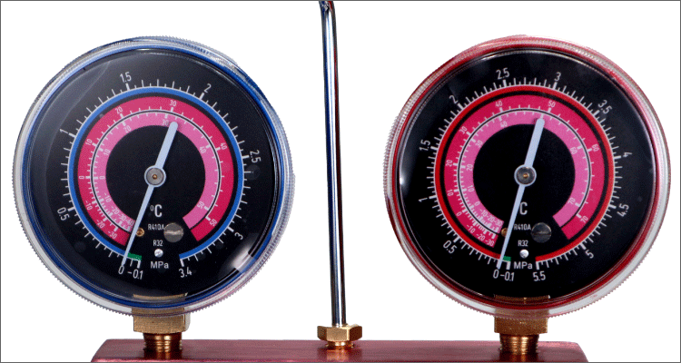 R410A・R32兼用マニホールドキット（ホース+アダプター付）