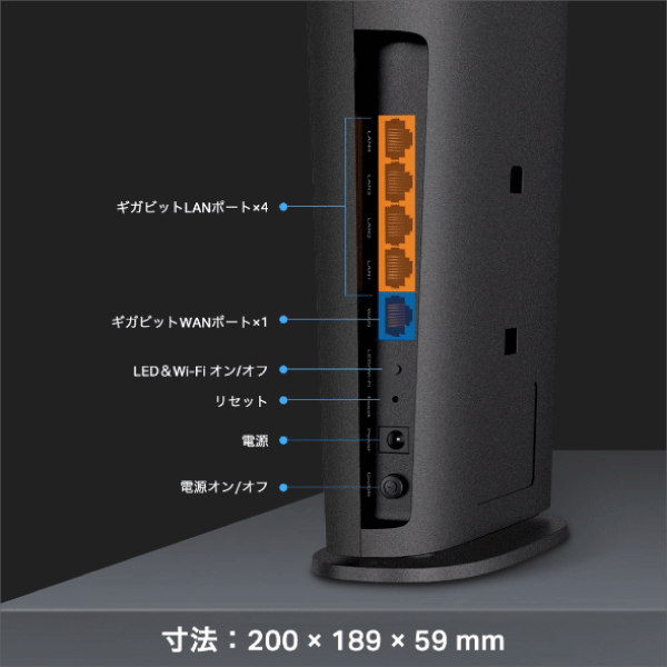 TP-LINK】AX5400 6ストリーム ギガビットWi-Fi 6ルーター Archer