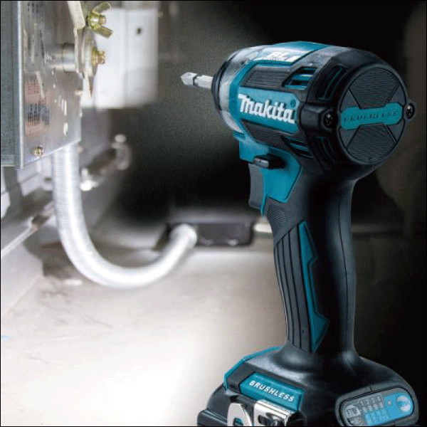【マキタ】充電式インパクトドライバ（18V 青 バッテリー・充電器付） TD173DRGX