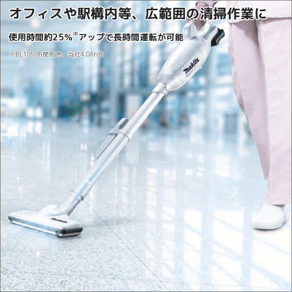 【マキタ】充電式クリーナ カプセル式（スライド10.8V、1.5Ah  バッテリー・充電器付）  CL108FDSTW