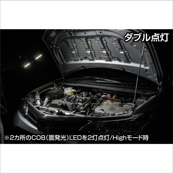 ※販売終了予定品※【GENTOS】Ganzバータイプワークライトシリーズ USB充電式折り畳み式ハイパワーバーライト（明るさ50～600ルーメン） GZ-705