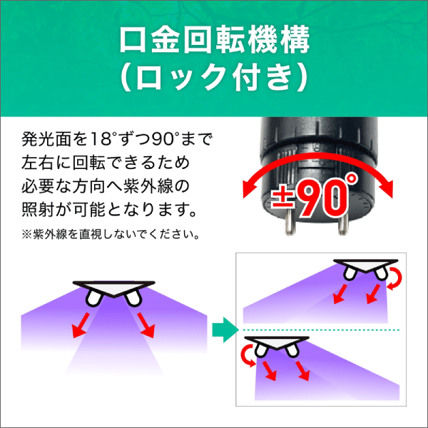 【エコリカ】直管形UV LEDランプ 工事専用 40形 ECL-LU4A11