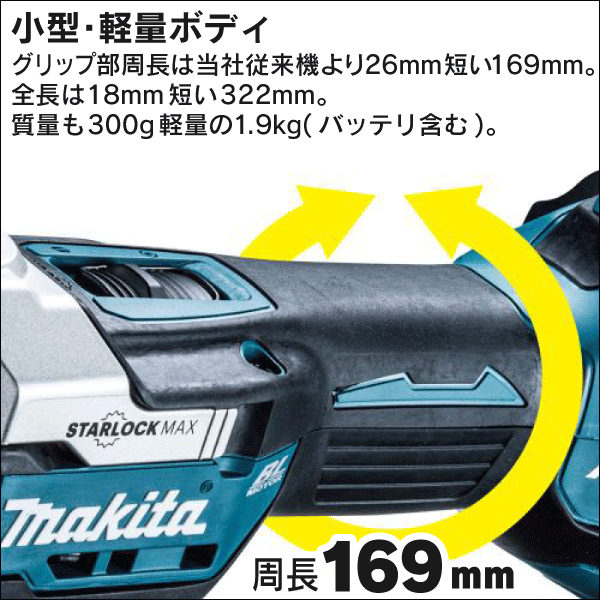 【マキタ】充電式マルチツール（18V バッテリー・充電器付） TM52DRG