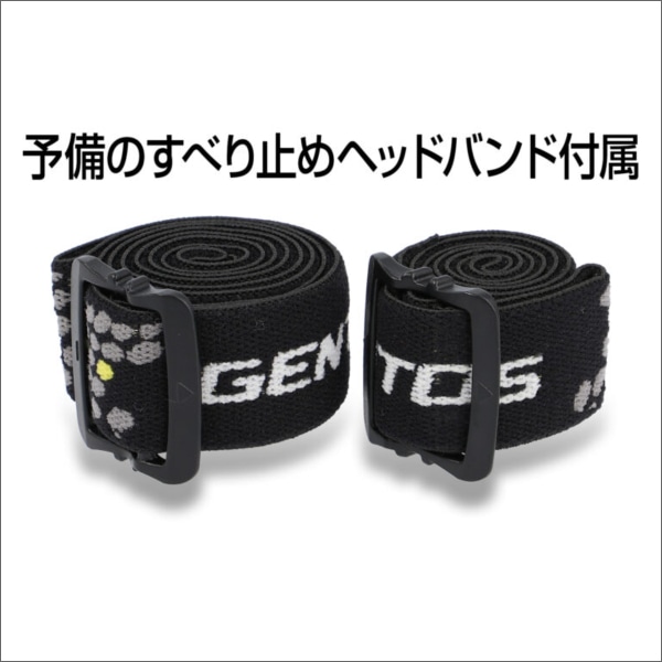 【GENTOS】HEAD WARS LEDヘッドライト（乾電池式）明るさ40～570ルーメン（ボックスパッケージタイプ） HLP-2502