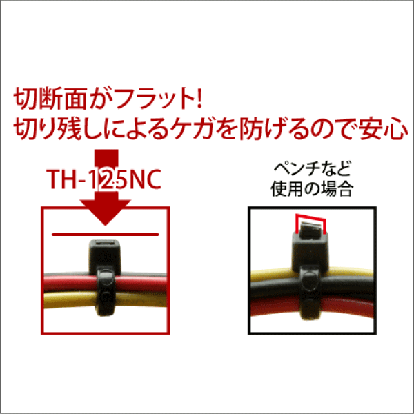 【ツノダ】つかめるニッパー バネ付 125mm TH-125NC