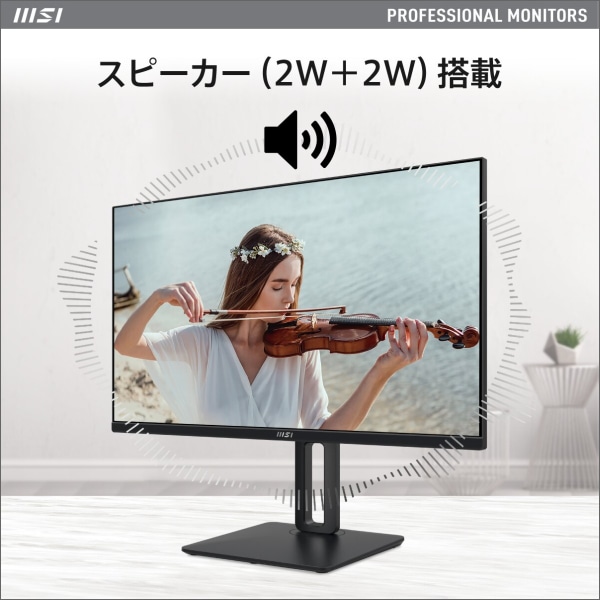【MSI】PROシリーズ LCDモニター（24.5型）フルHD（1920×1080）100Hz PRO MP251P