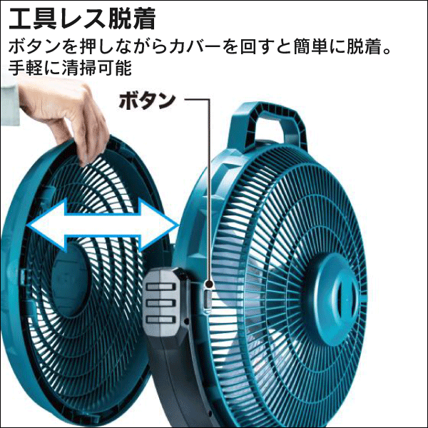 【マキタ】充電式産業扇（本体のみ） CF301DZ