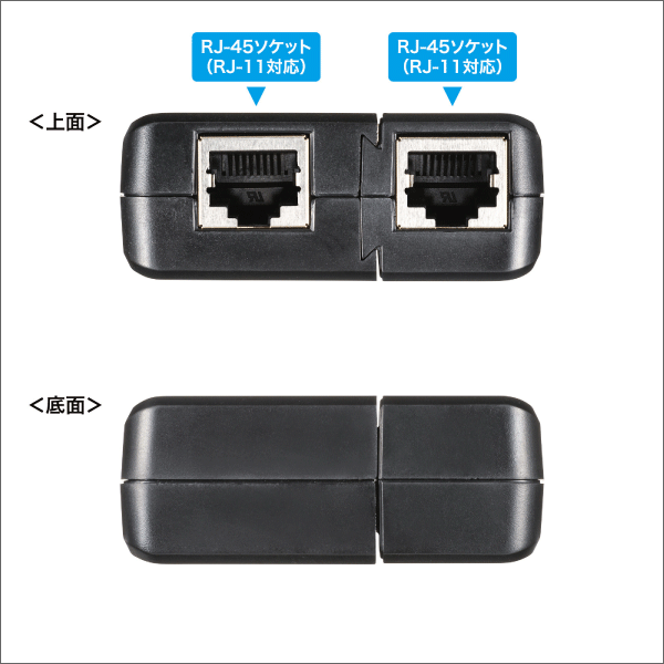 【サンワサプライ】LANケーブルテスター（導通検査表示速度2段階）小型サイズ（親機・子機分離タイプ） LAN-TST7