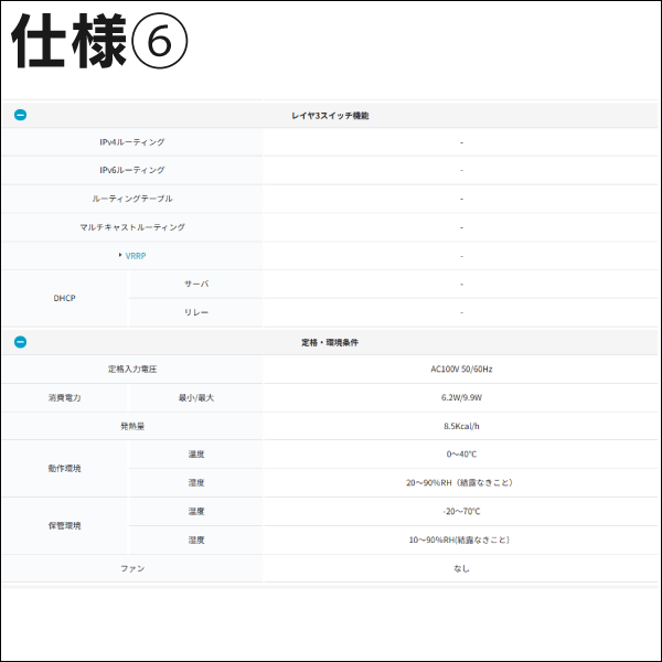 【Panasonic】レイア2スイッチングハブ（Switch-S16iG） PN24160G9