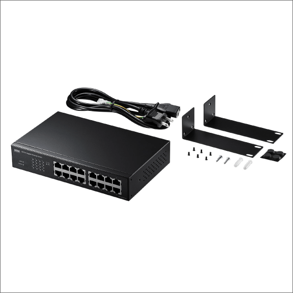 【サンワサプライ】Giga対応スイッチングハブ（5ポート、ループ検知機能付き） LAN-GIGAH5L