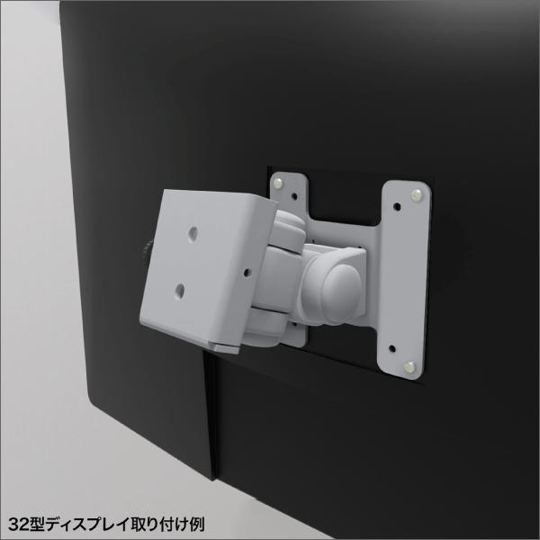 【サンワサプライ】モニターアーム（耐荷重12kg）パン・チルト角度調整 CR-LA303