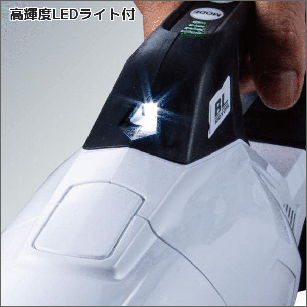 【マキタ】充電式クリーナ ブラシレス 紙パック式 ワンタッチスイッチ（18V バッテリー・充電器付） 白  CL285FDRFW