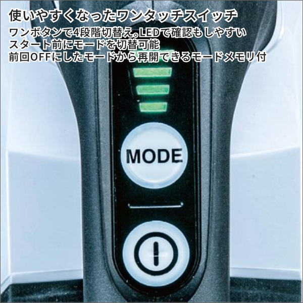 【マキタ】充電式クリーナ サイクロン一体式（40Vmax、バッテリー・充電器付）白 CL003GRDW