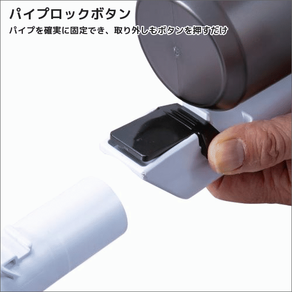 【マキタ】充電式クリーナ ブラシレス サイクロン一体式 ワンタッチスイッチ（18V バッテリー・充電器付） 白 CL286FDRFW