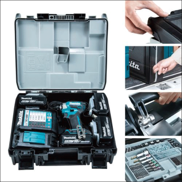 【マキタ】充電式インパクトドライバ（18V 青 バッテリー・充電器付） TD173DRGX