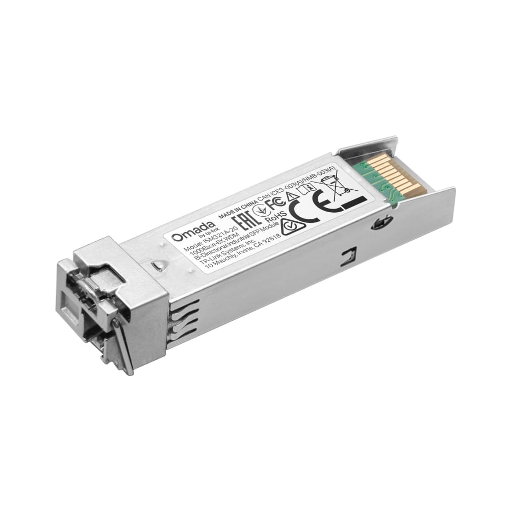 【TP-Link】1000Base-BX WDM 双方向産業用SFPモジュール ISM321A-20