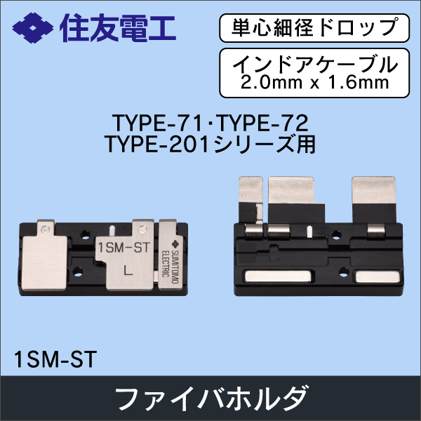 【住友電工】ファイバホルダ 細径ドロップ・インドア用（2個1組） 1SM-ST