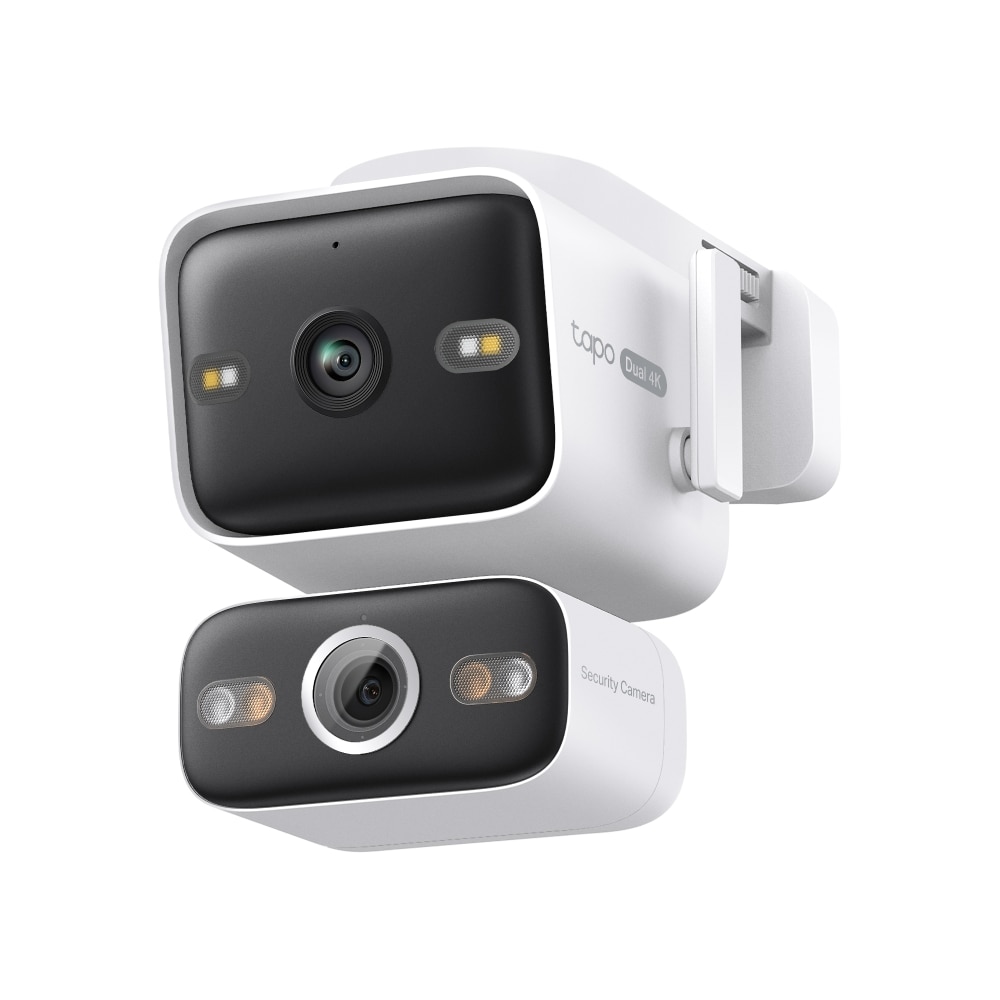 【TP-Link】屋外デュアルレンズパンチルトセキュリティWi-Fiカメラ Tapo C575D