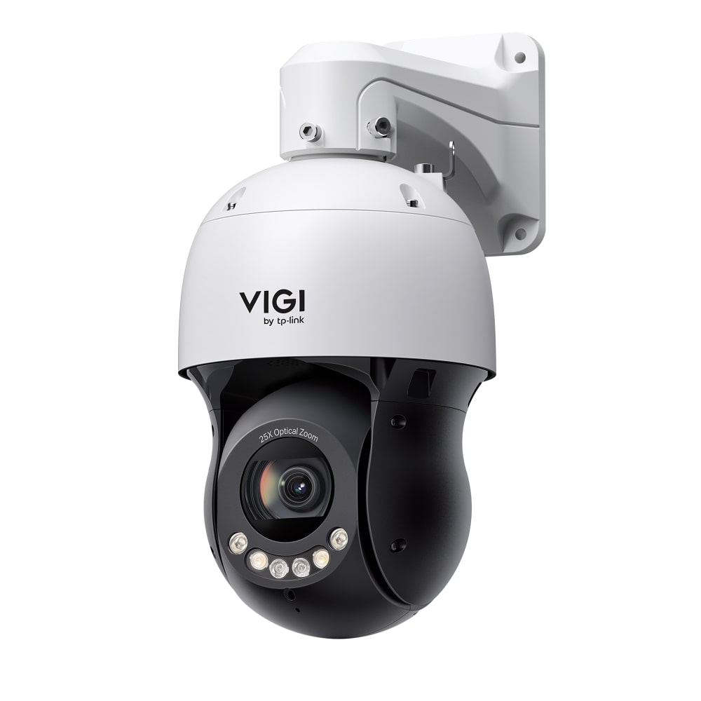 【TP-Link】VIGI 4MP 屋外用フルカラー 光学25倍ズーム パンチルトネットワークカメラ InSight PTZ5425