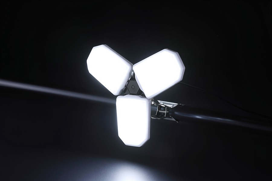 【アイリスオーヤマ】LEDクリップライト 配光可変型 9000lm ILW-90GWC