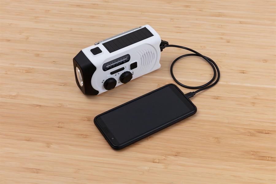 【アイリスオーヤマ】手回し充電ラジオライト JTL-29