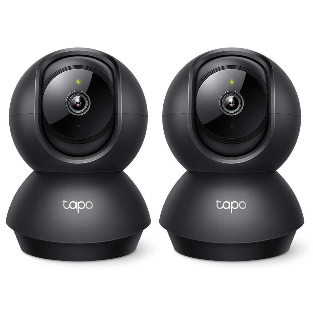 【TP-Link】パンチルトネットワークWi-Fiカメラ（2パック） Tapo C201(2-pack)